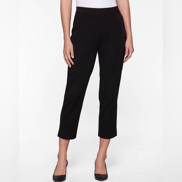Misook Knit Ankle Pant Black